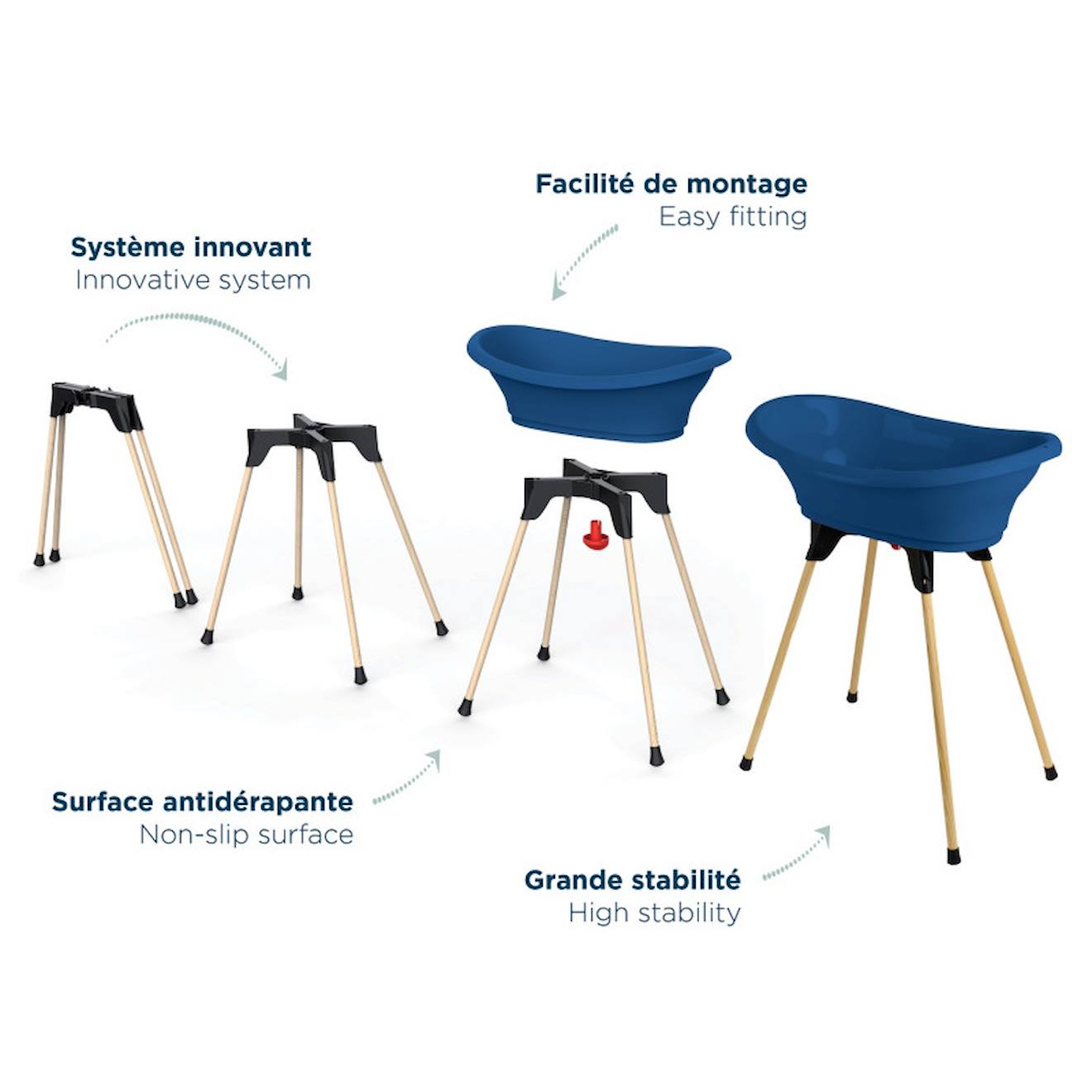 Kit Baignoire Vasco Bleu Océan - image 4