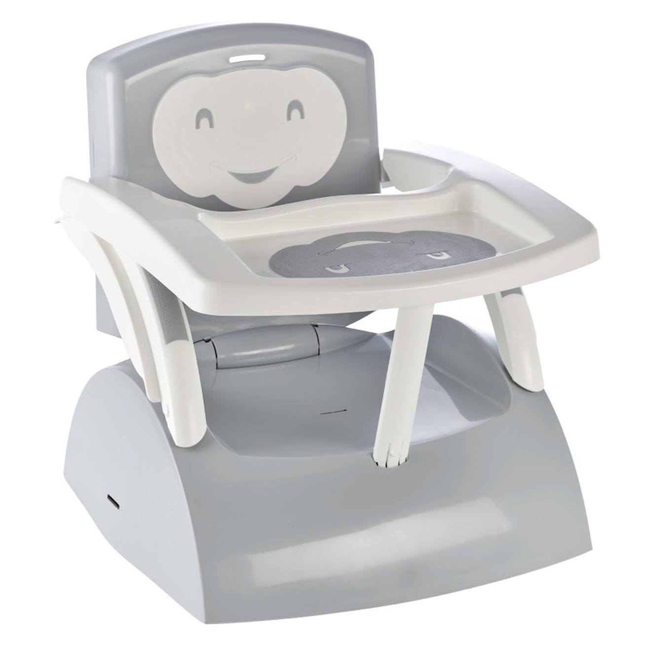 Rehausseur De Chaise 2en1 Évolutif Gris Charme