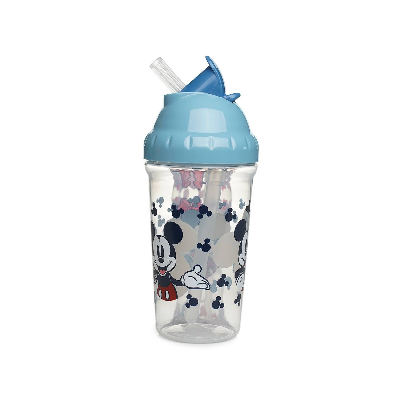 Tasse A Paille 295 Ml Anti-fuites Mickey Collector Bleu