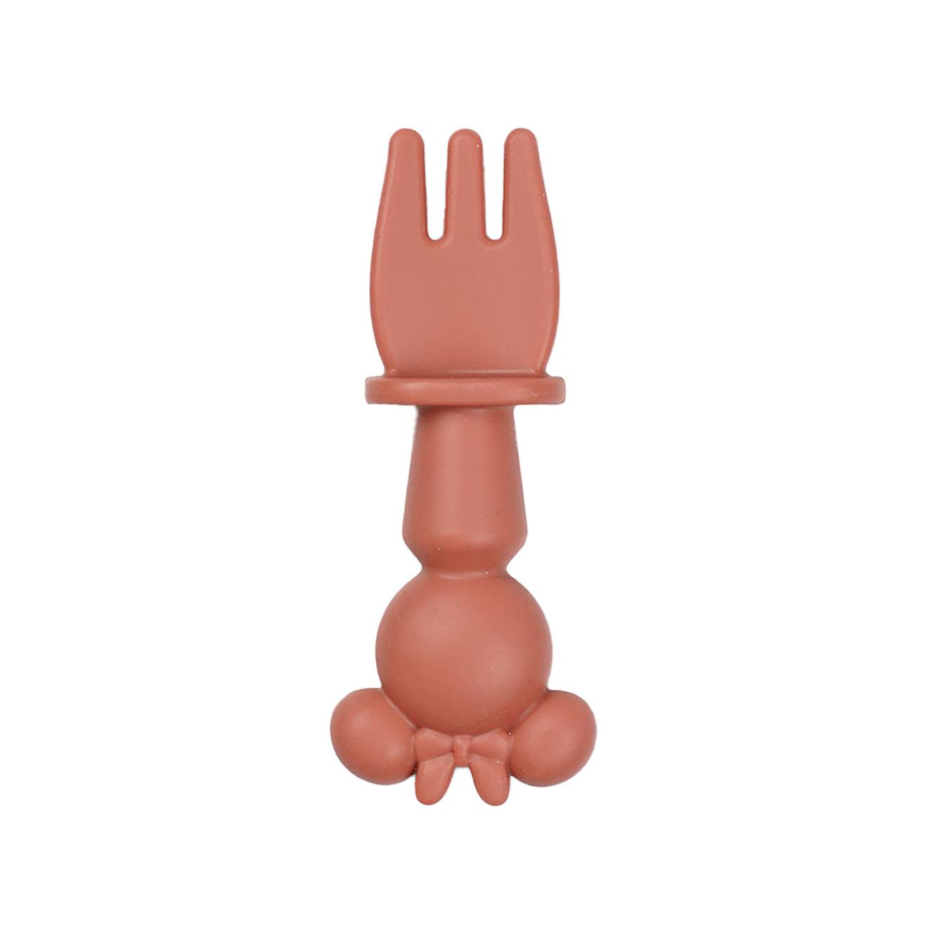Set De 2 Couverts Silicone Minnie Collector Rose (Thermobaby) - Image 1