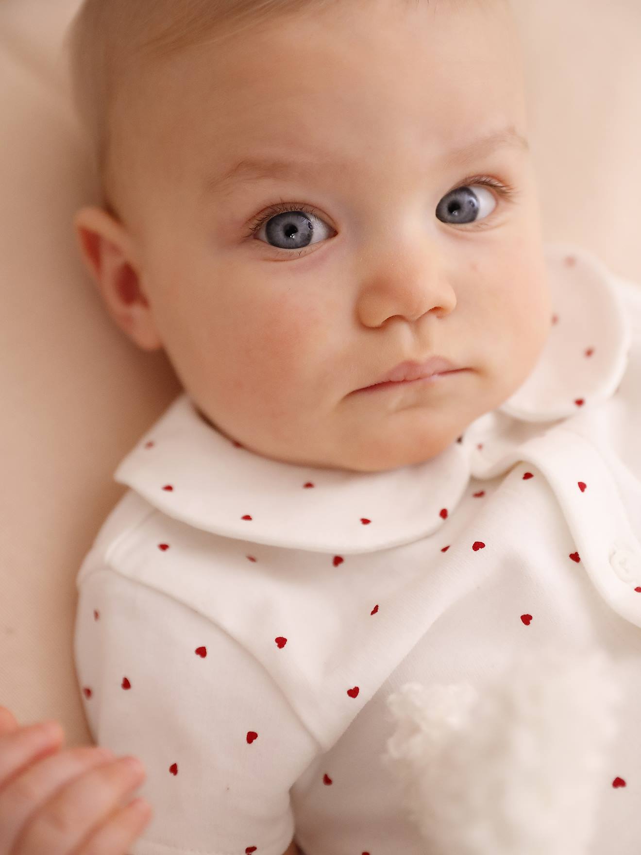 Combinaison fleurie naissance personnalisable blanc imprimé