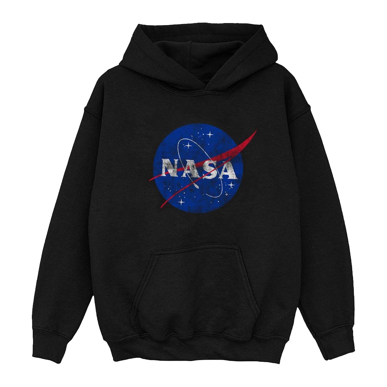 Sweat À Capuche Coton Nasa Noir