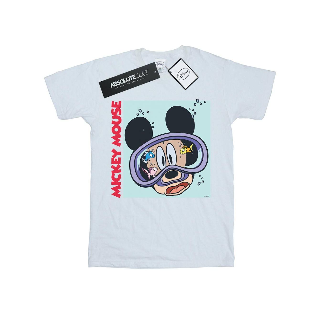 T-shirt Coton Disney Blanc