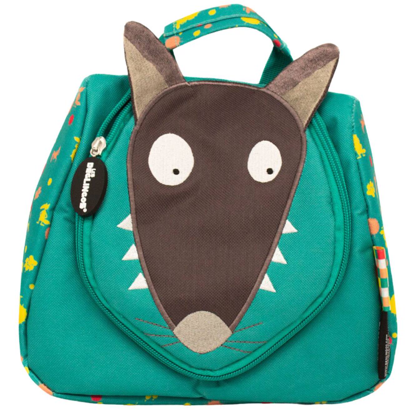 Trousse De Toilette Loup Vert, Noir, Jaune