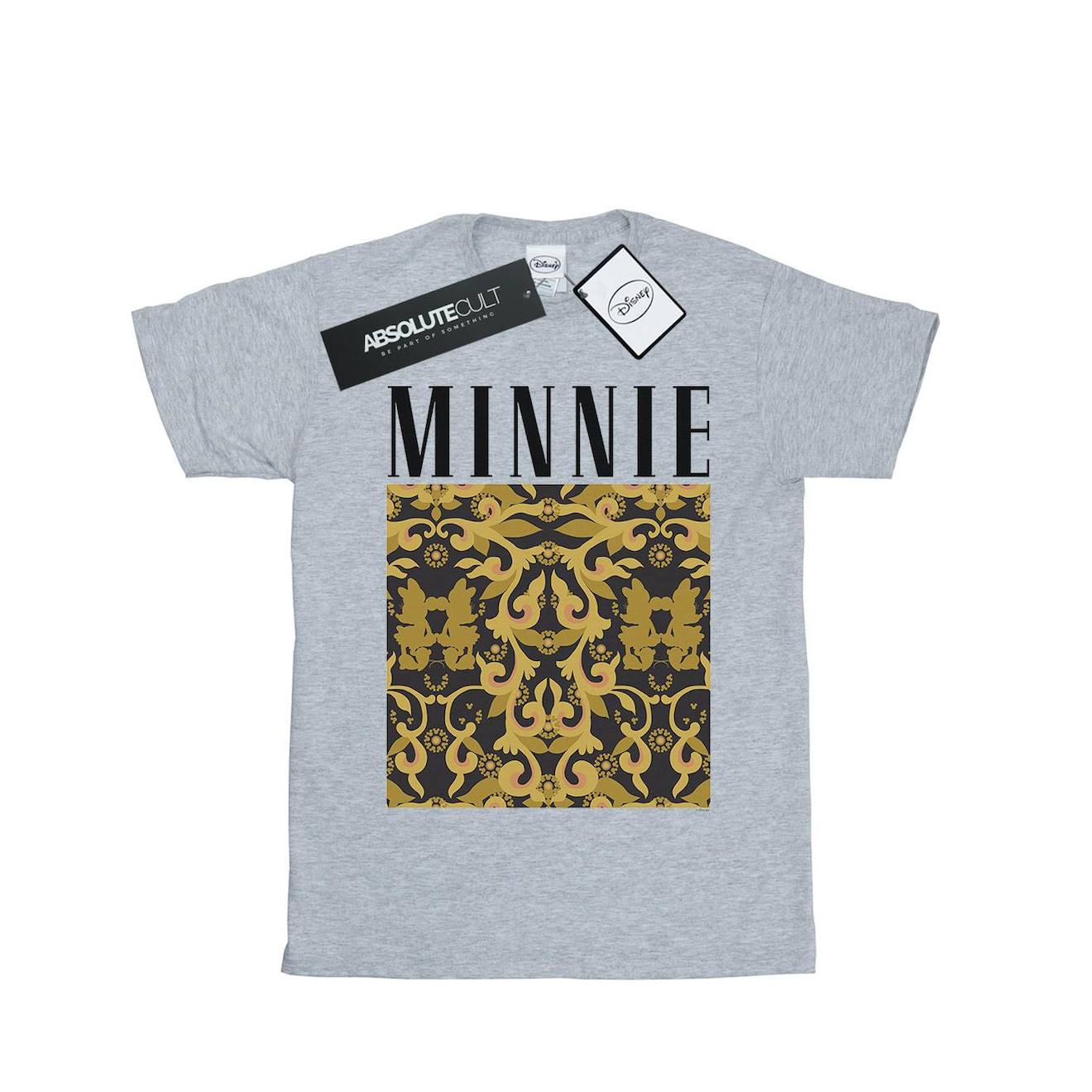 T-shirt Coton Disney Gris Chiné