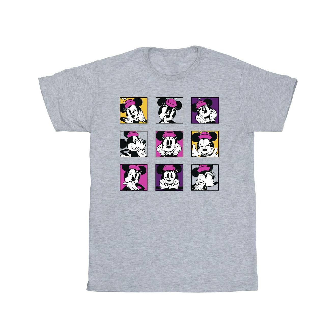 T-shirt Coton Disney Gris Chiné