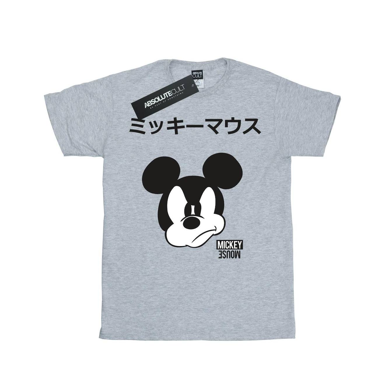 T-shirt Coton Disney Gris Chiné