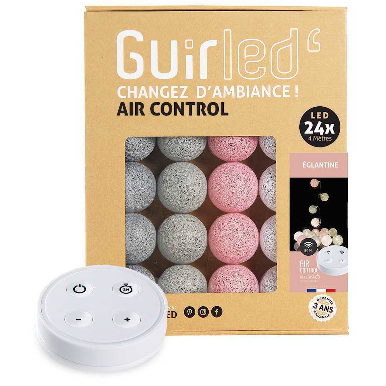 Guirlande Boule Lumineuse Led Usb Télécommandée Églantine
