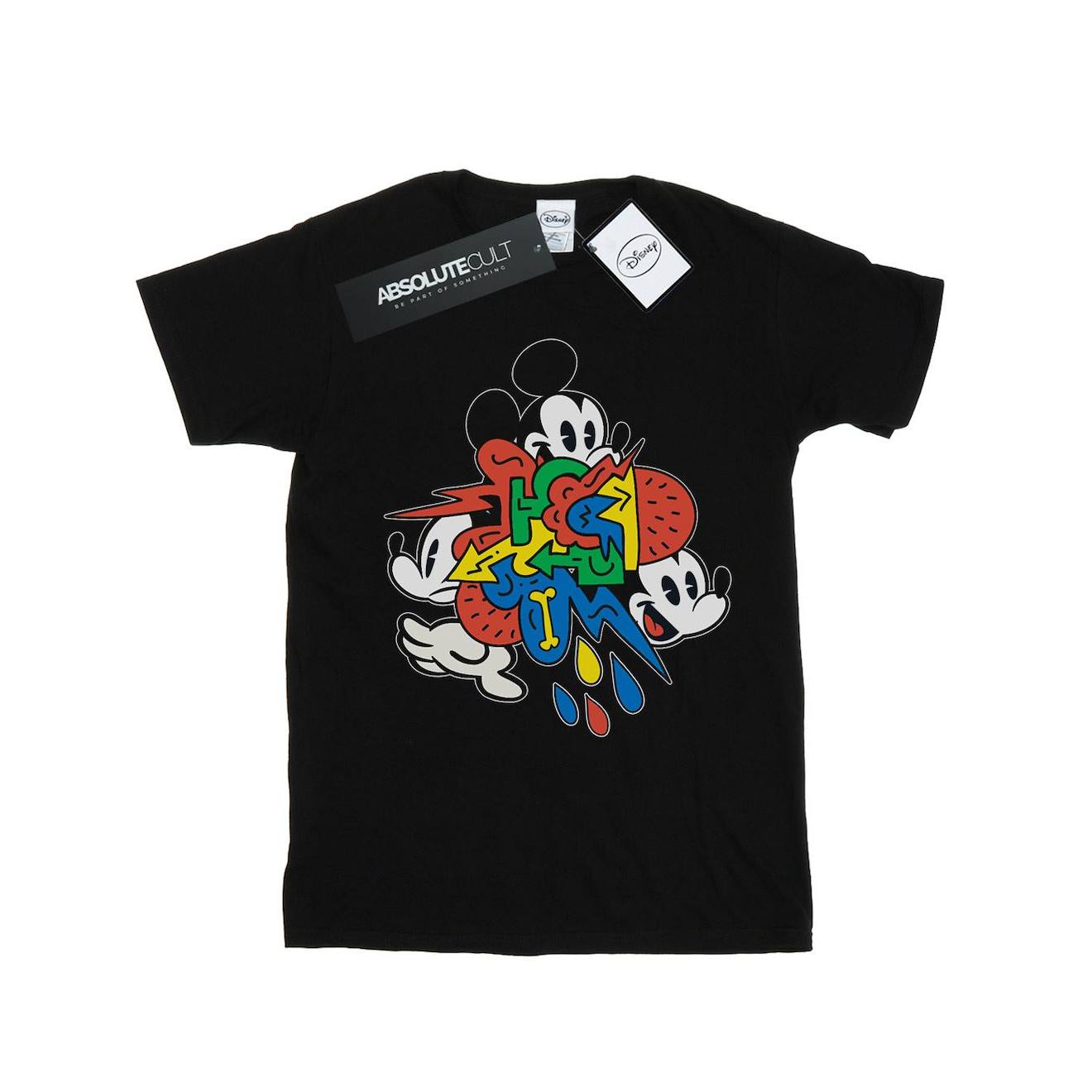 T-shirt Coton Disney Noir