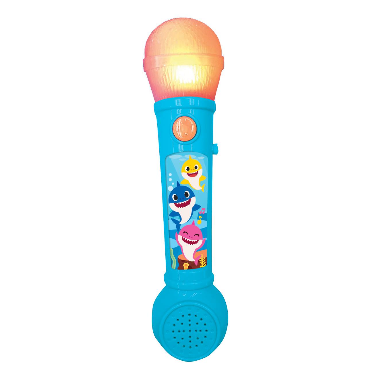 Microphone Lumineux Avec Mélodies Et Effets Sonores Baby Shark Multicolore