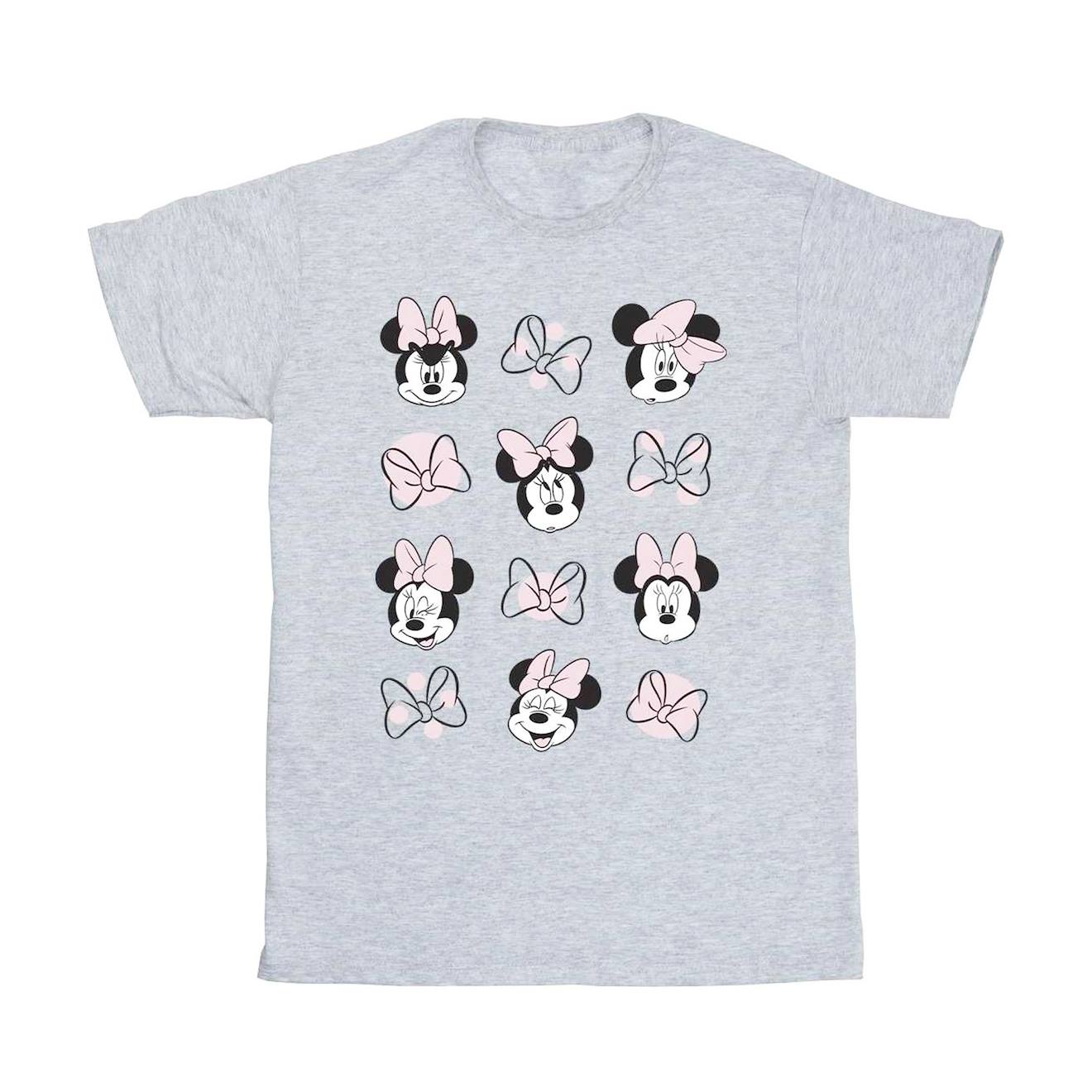 T-shirt Coton Disney Gris Chiné