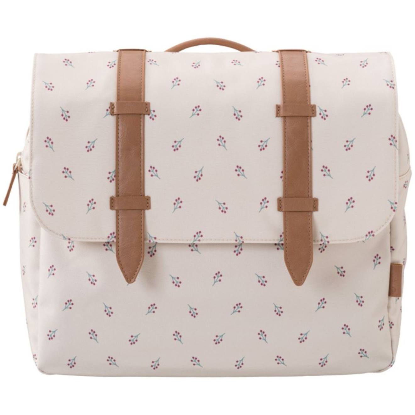 Cartable A4 Maternelle Ecru, Marron, Rouge