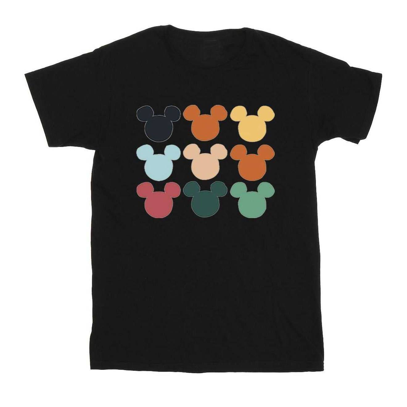 T-shirt Mickey Mouse Coton Disney Noir