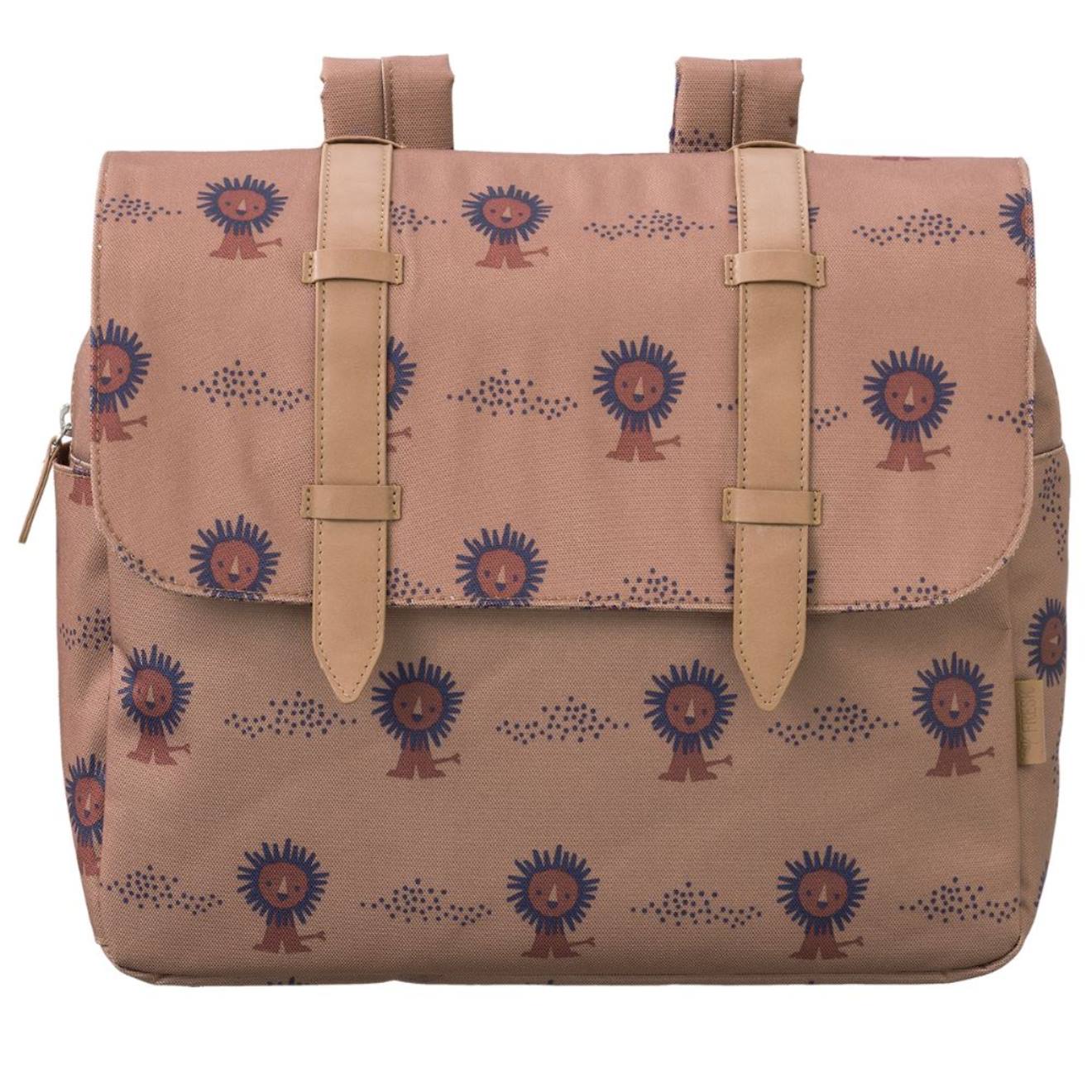 Cartable A4 Maternelle Marron, Bleu