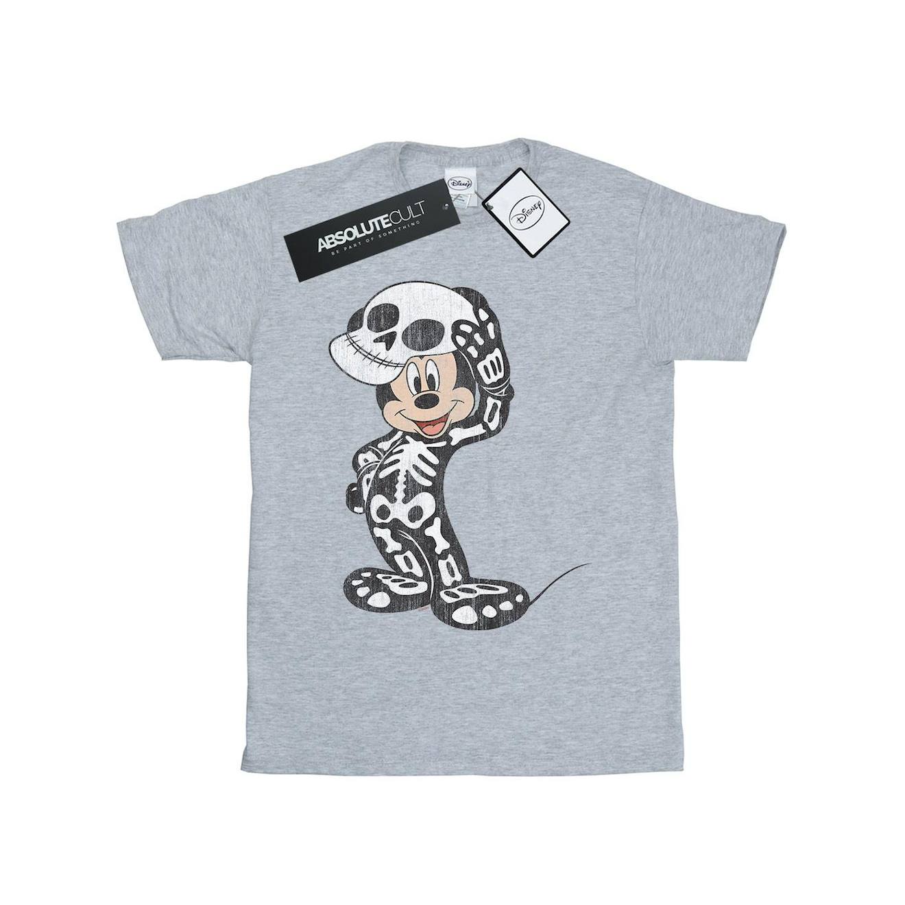 T-shirt Coton Disney Gris Chiné