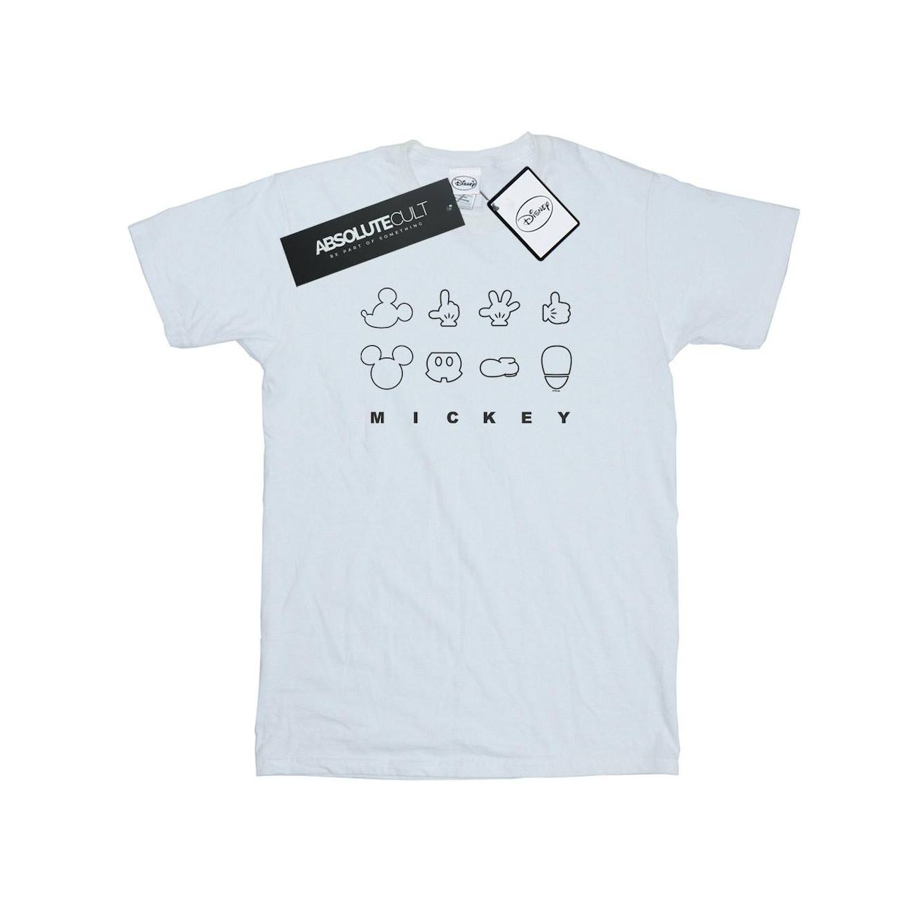 T-shirt Coton Disney Blanc