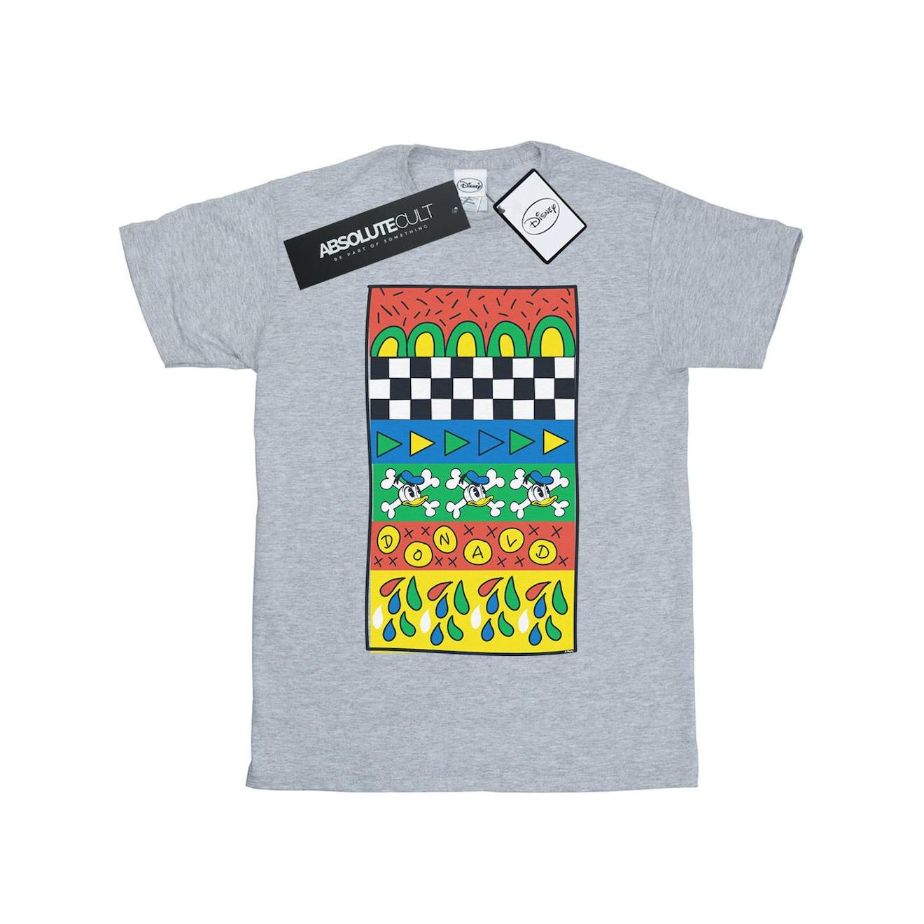 T-shirt Coton Disney Gris Chiné