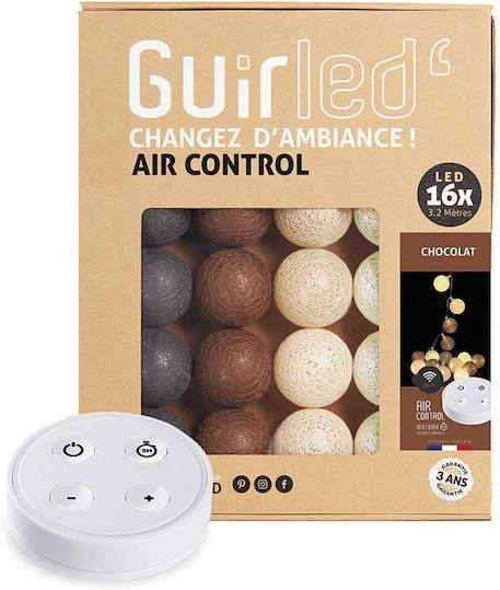 Guirlande boule lumineuse led usb télécommandée Acajou+Arlequin+Bébé+Byzantin+Chocolat+Coton+Églantine+Flocon+Horizon+Licorne+Mangrove+Messopotamia+Minuit+Océan+Ottoman+Princesse+Provence+Romania+Sauvage+Scandinave+Tagada 13 - vertbaudet enfant 