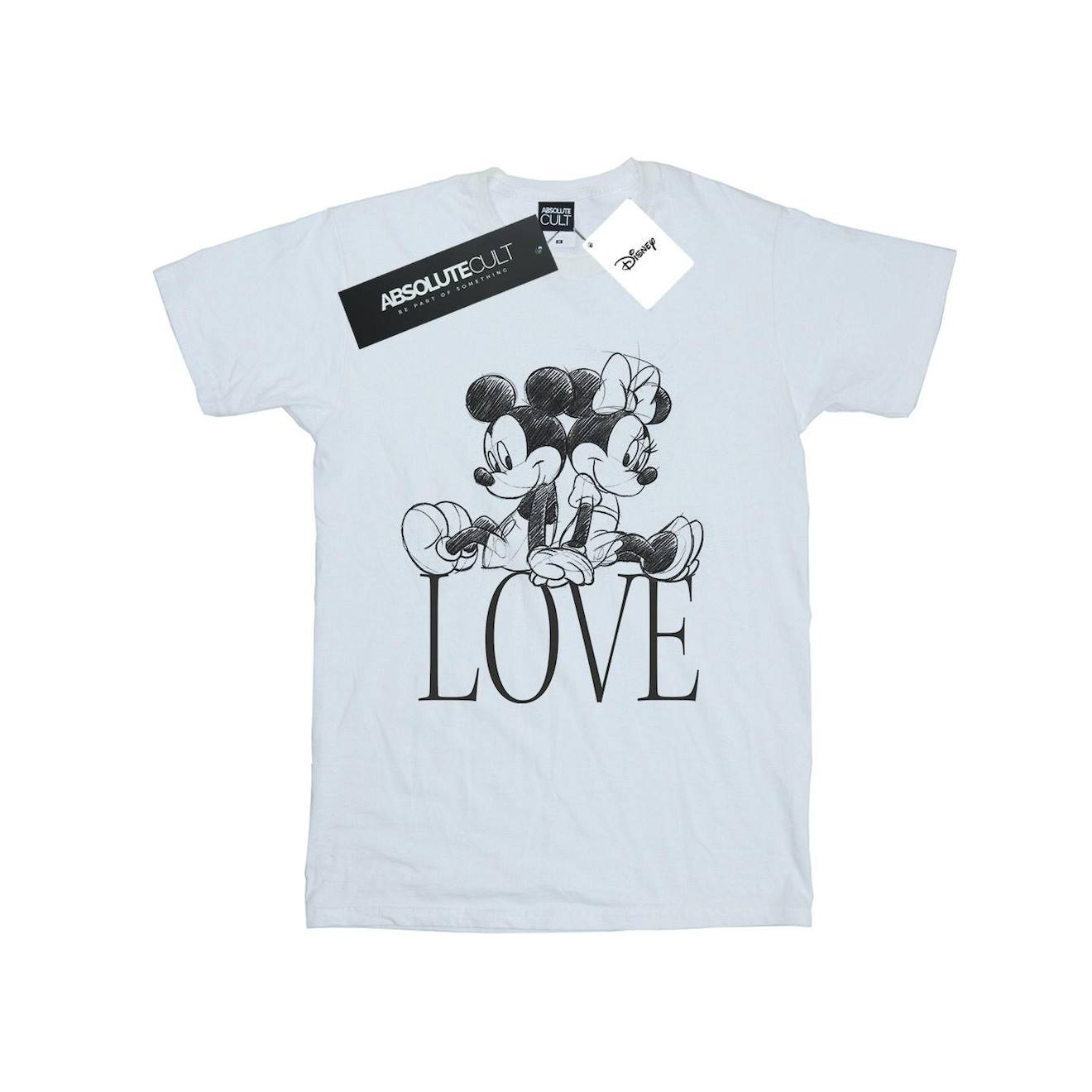 T-shirt Coton Disney Blanc