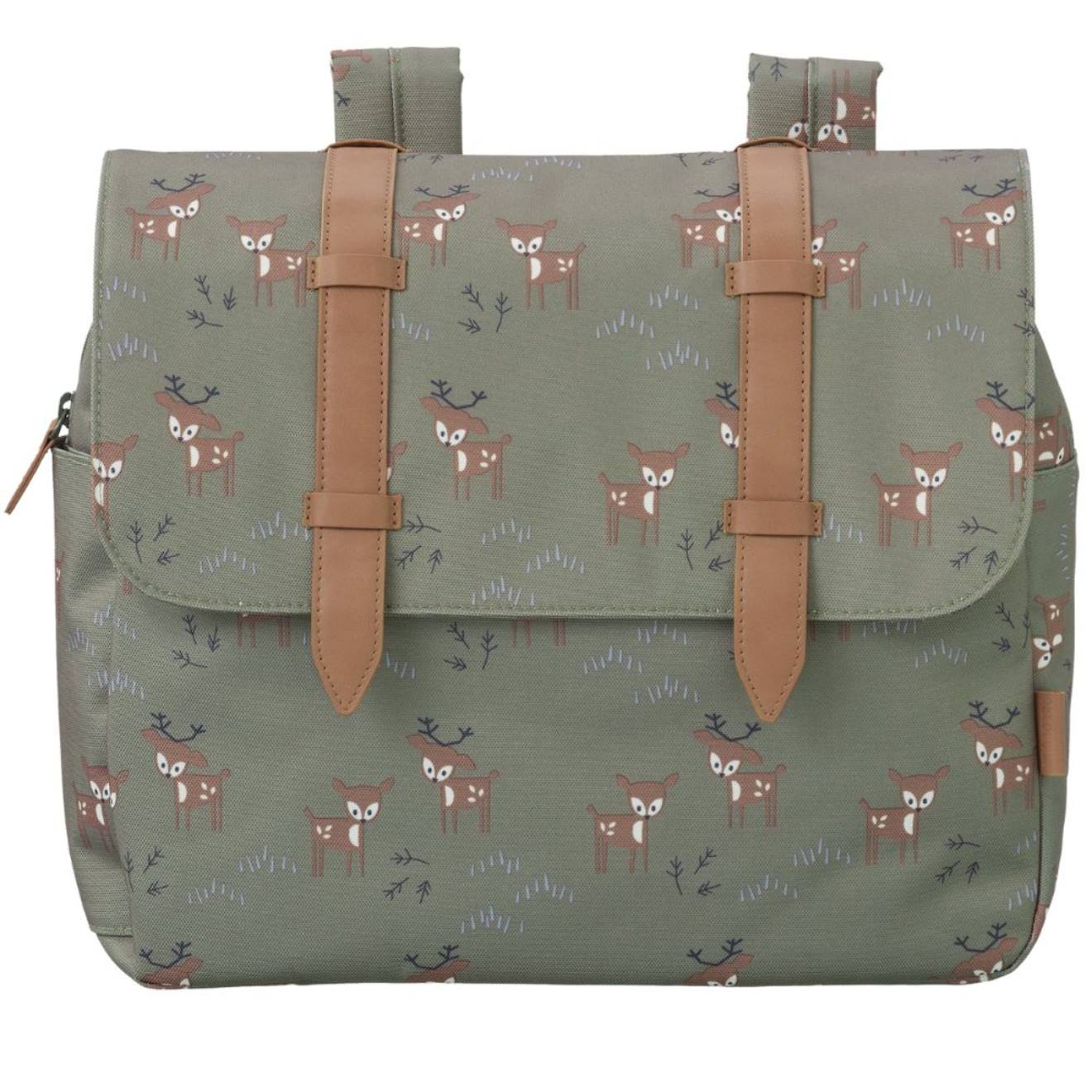 Cartable A4 Maternelle Olive, Marron,blanc