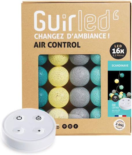 Guirlande boule lumineuse led usb télécommandée Acajou+Arlequin+Bébé+Byzantin+Chocolat+Coton+Églantine+Flocon+Horizon+Licorne+Mangrove+Messopotamia+Minuit+Océan+Ottoman+Princesse+Provence+Romania+Sauvage+Scandinave+Tagada 73 - vertbaudet enfant 
