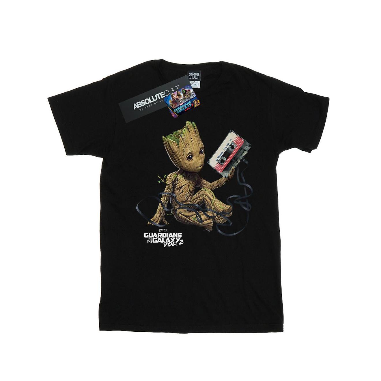 T-shirt Coton Guardians Of The Galaxy Noir