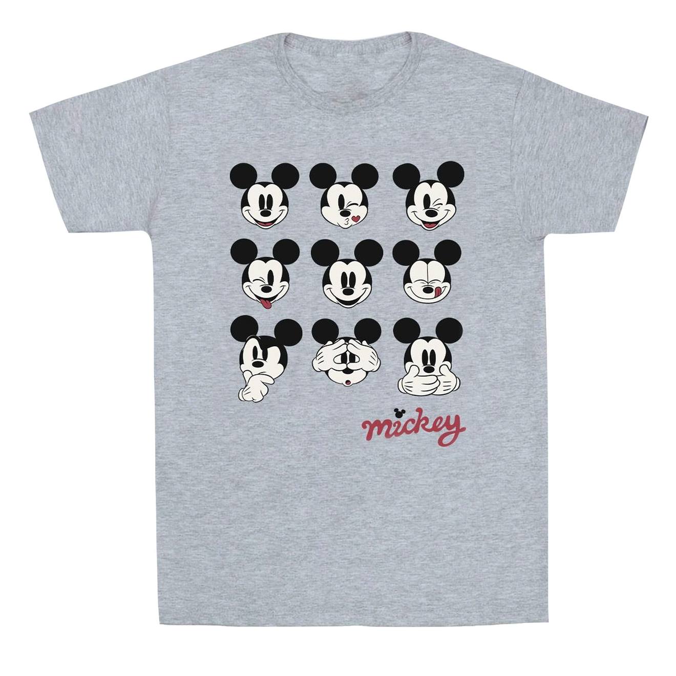 T-shirt Coton Disney Gris Chiné