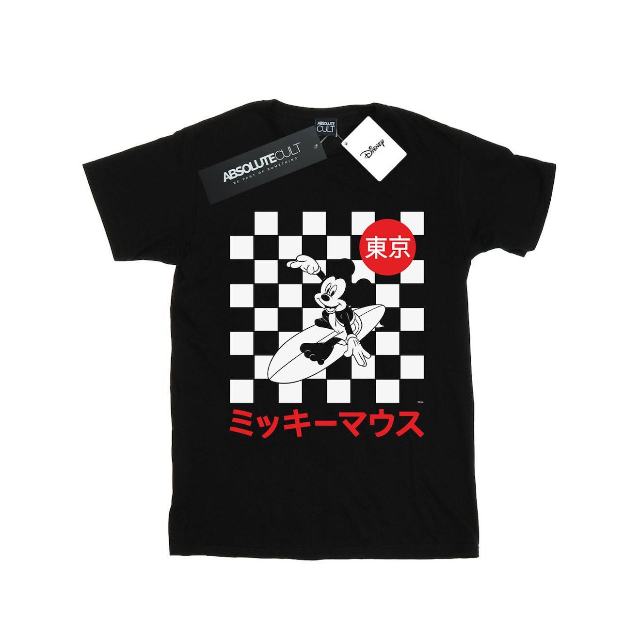T-shirt Coton Disney Noir