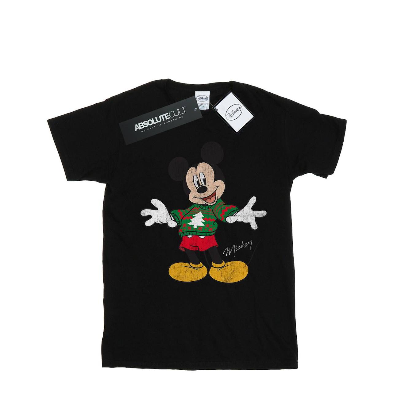 T-shirt Coton Disney Noir