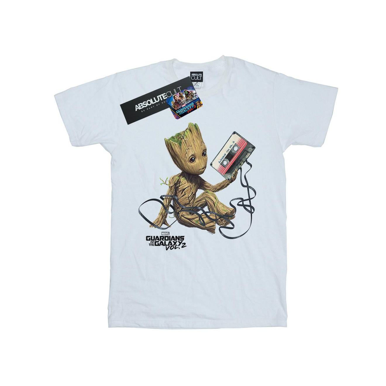 T-shirt Coton Guardians Of The Galaxy Blanc