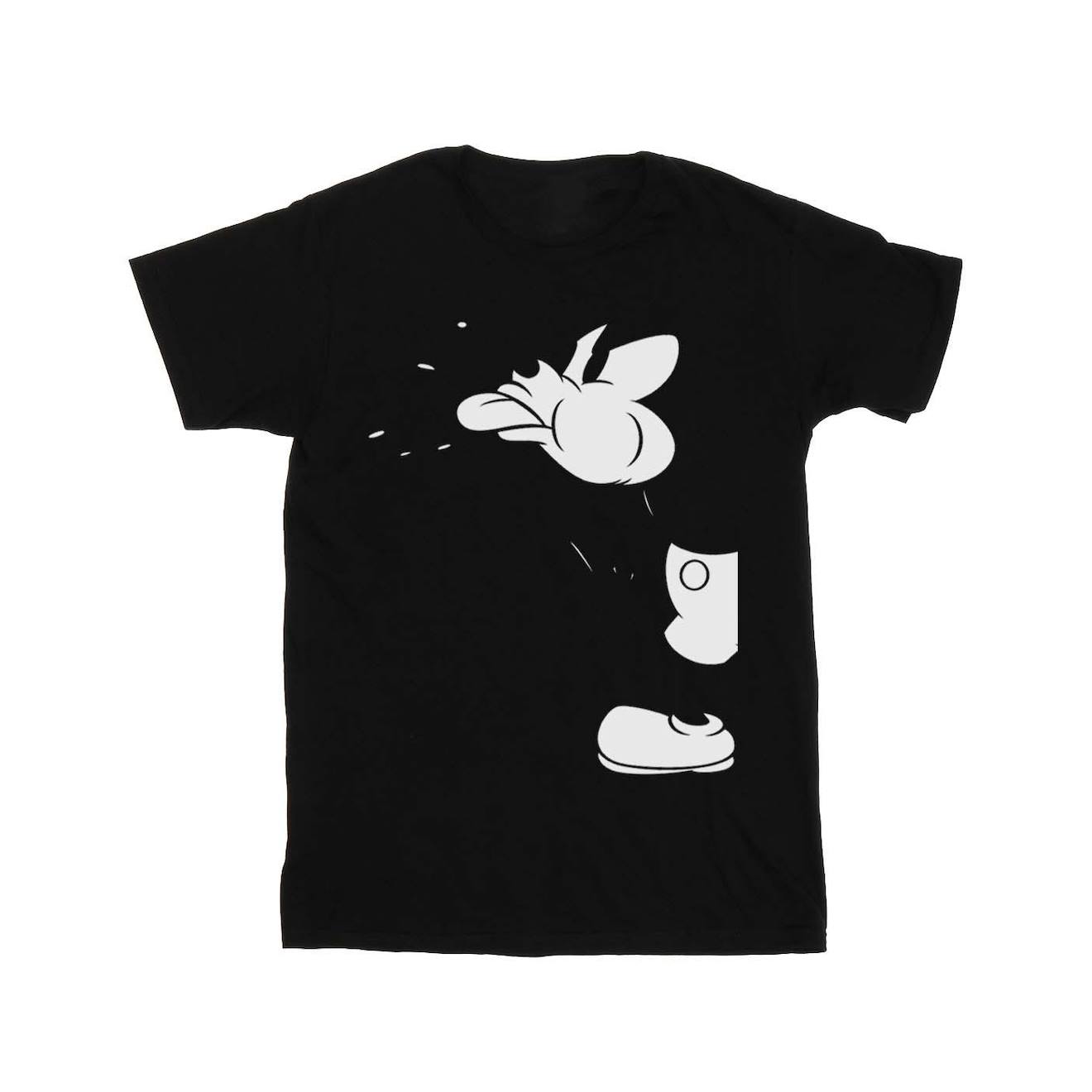 T-shirt Coton Disney Noir
