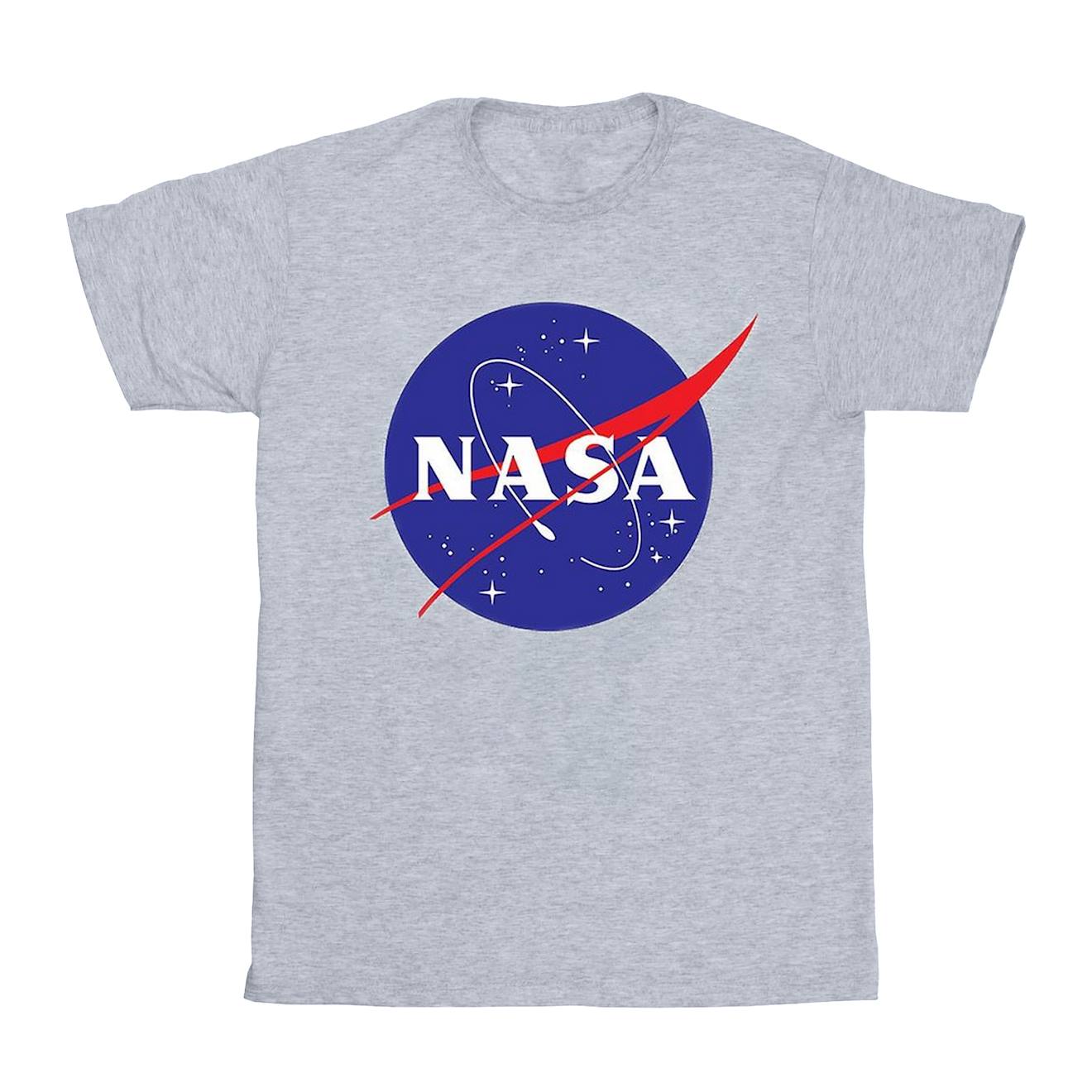 T-shirt Coton Nasa Insignia Gris Chiné