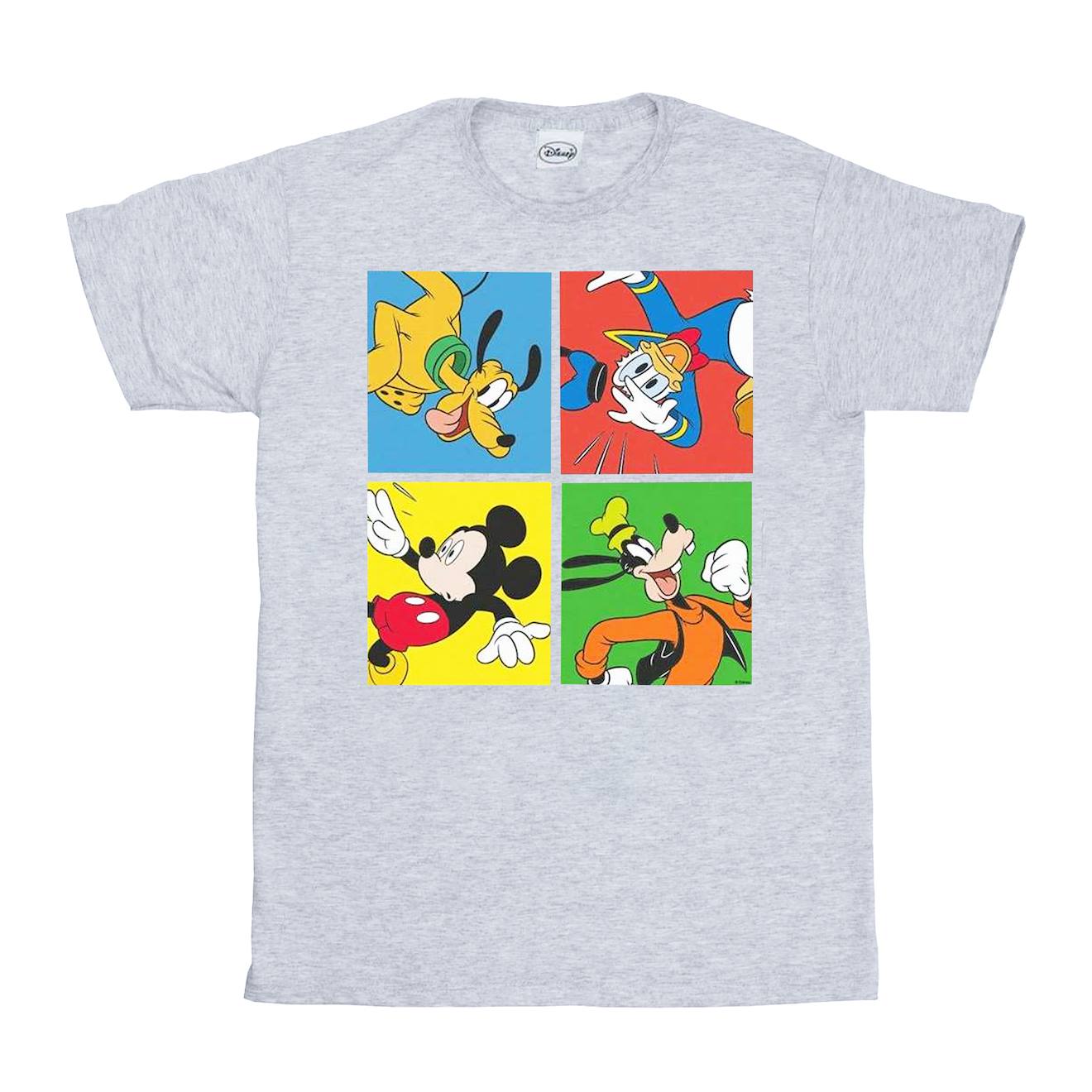 T-shirt Coton Disney Gris Chiné