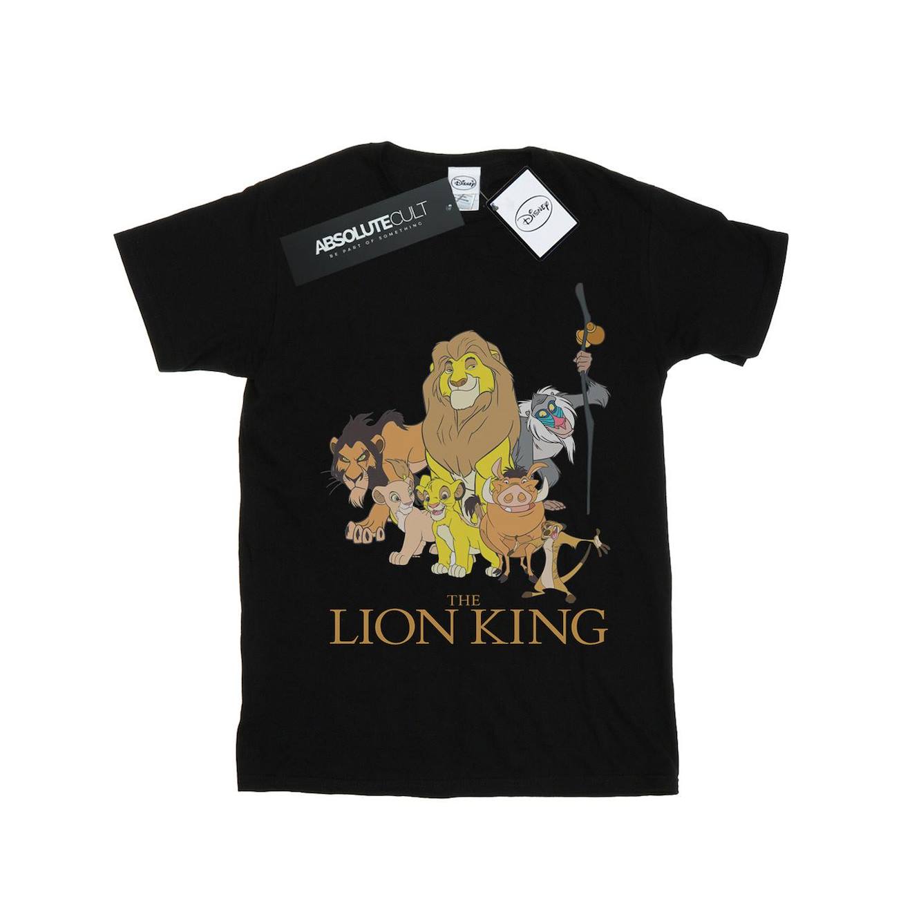 T-shirt Coton Disney The Lion King Noir