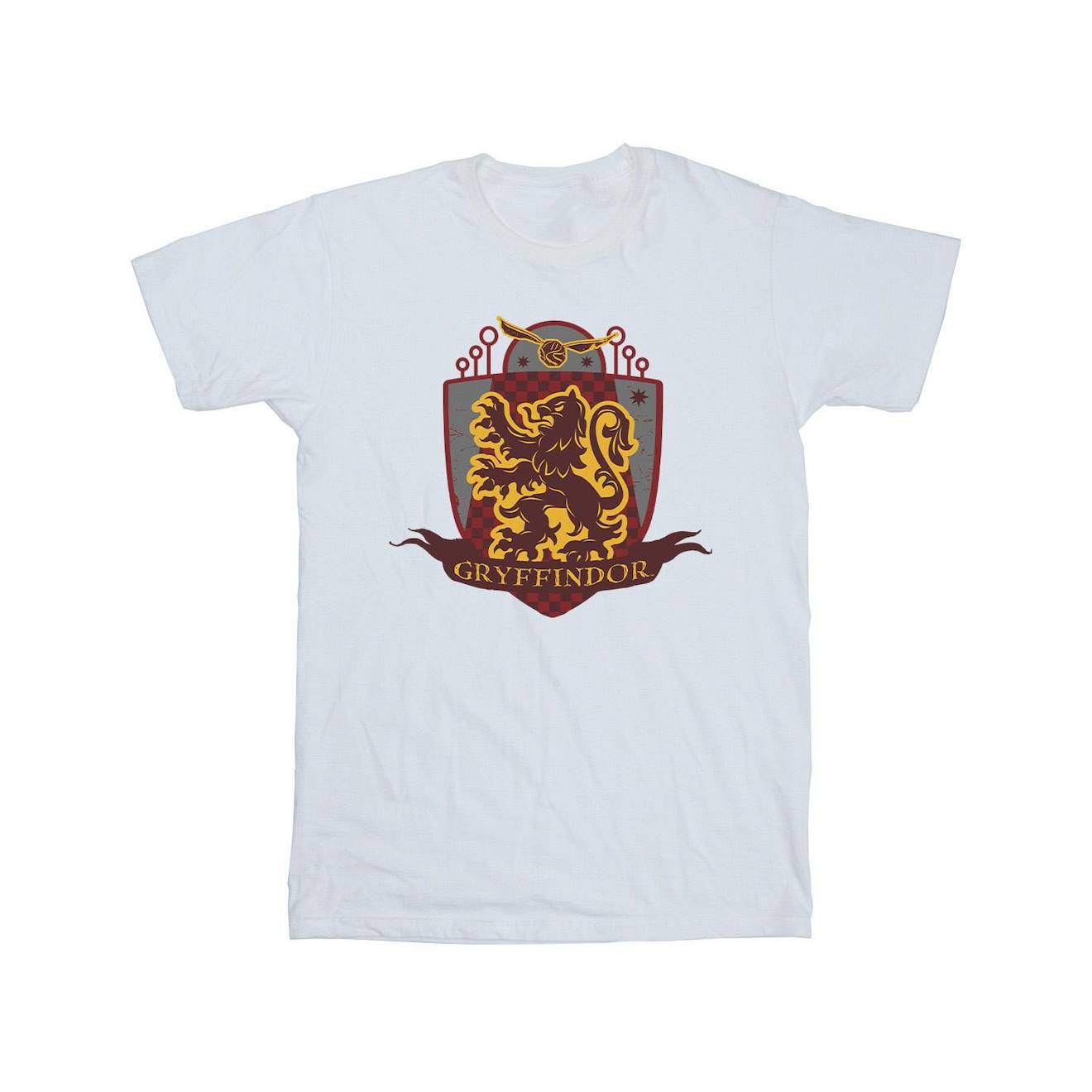 T-shirt Coton Harry Potter Gryffindor Blanc