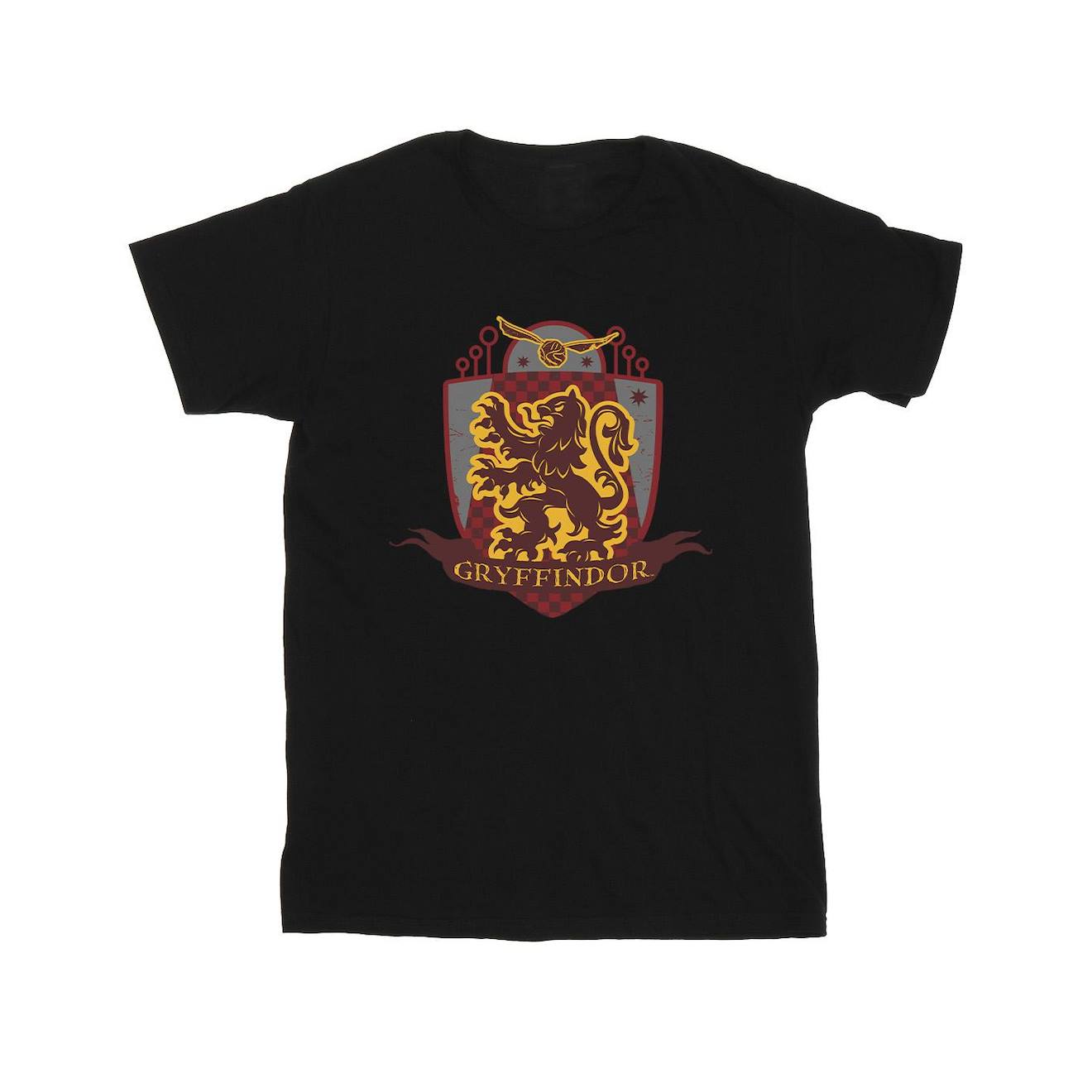 T-shirt Coton Harry Potter Gryffindor Noir