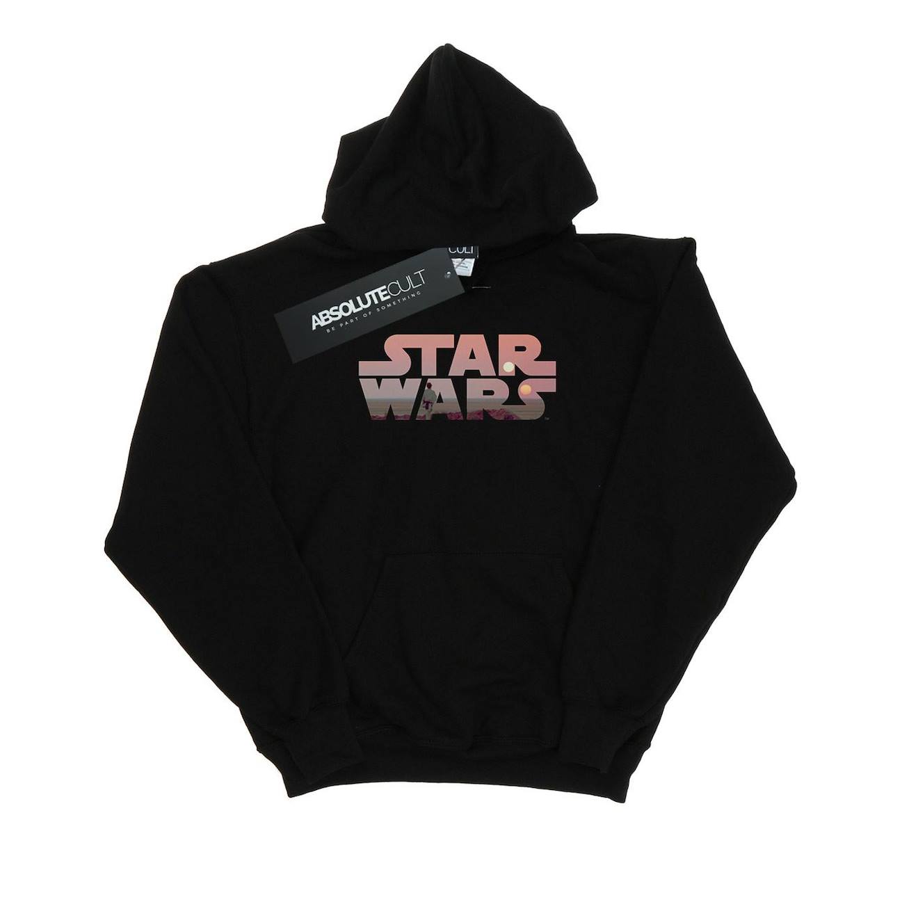 Sweat À Capuche Coton Star Wars Tatooine Noir
