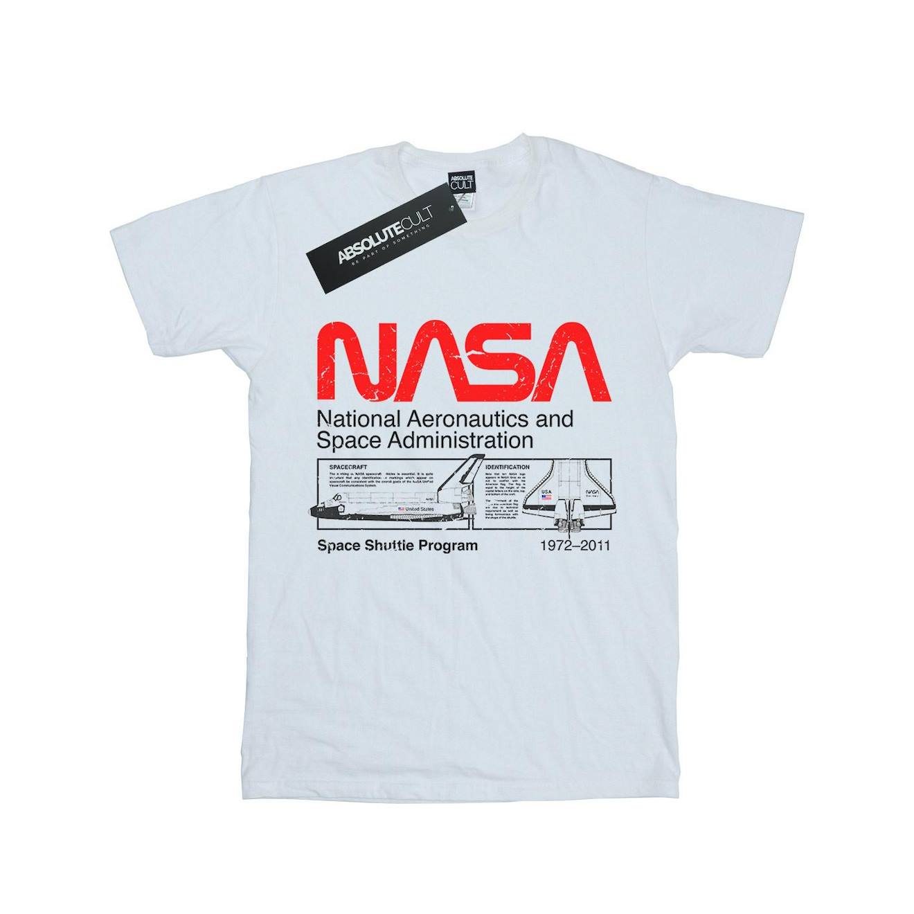 T-shirt Coton Nasa Blanc