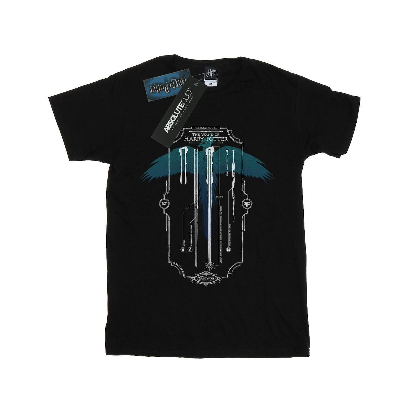 T-shirt Coton Harry Potter Noir
