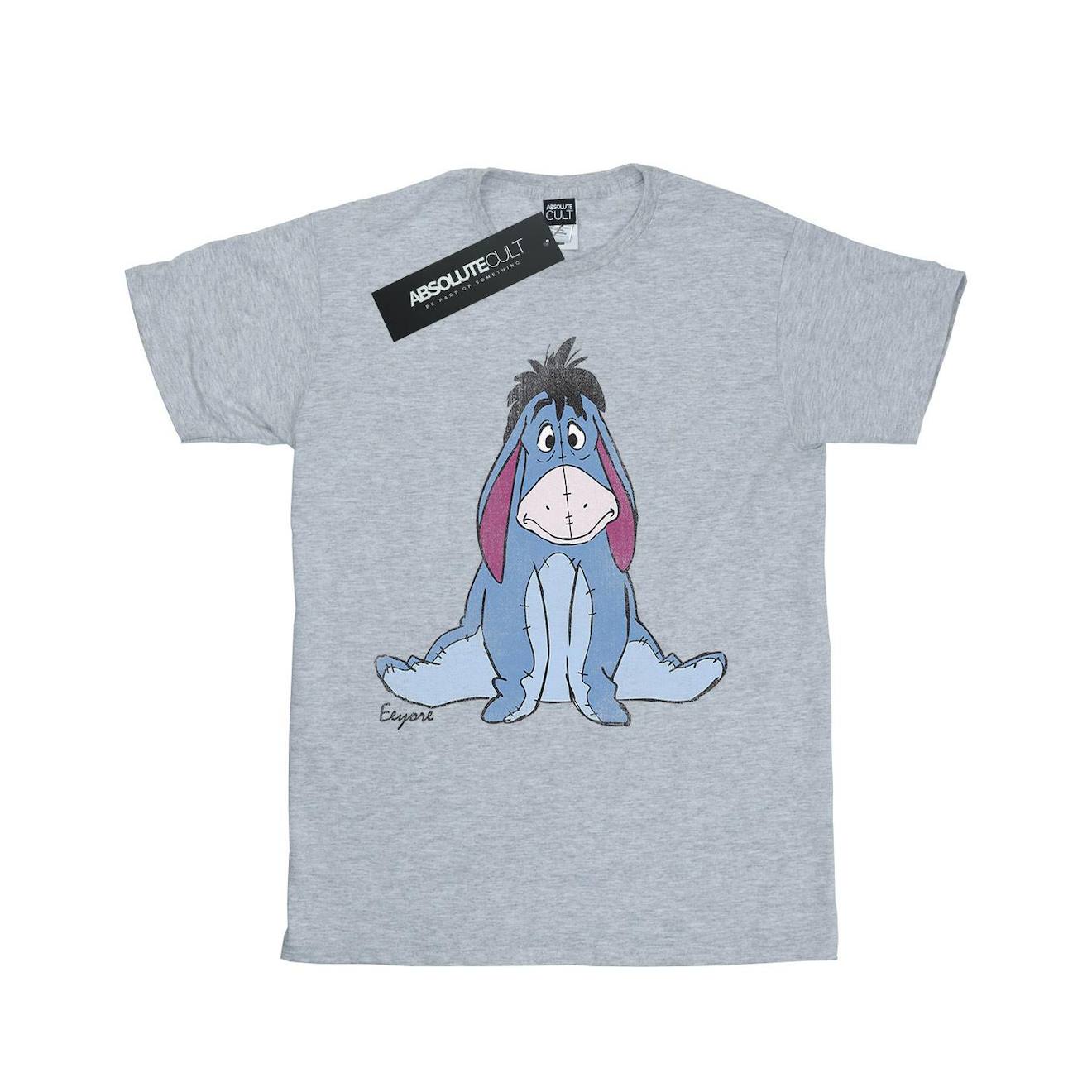 T-shirt Coton Disney Gris Chiné