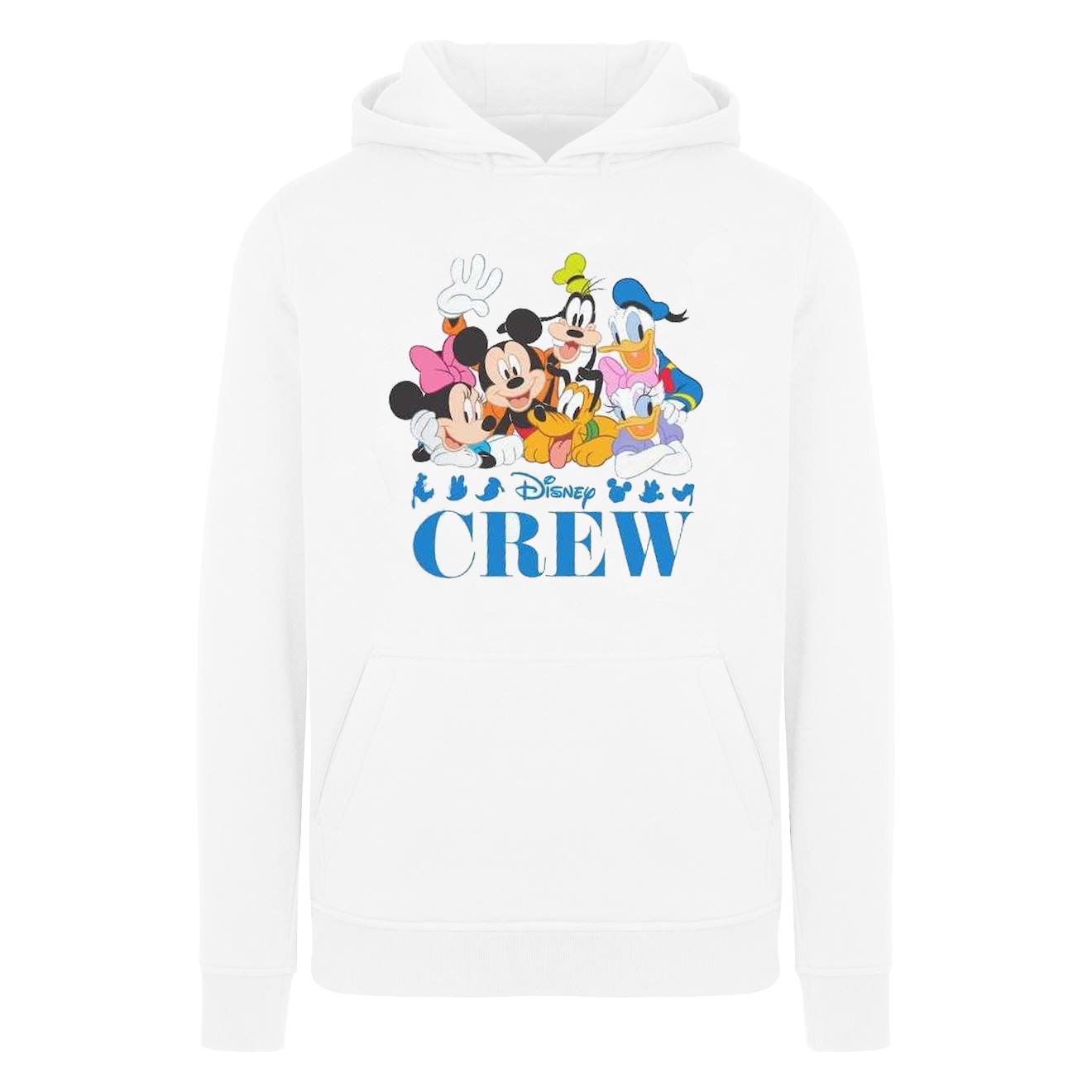 Sweat À Capuche Friends Coton Disney Disney Friends Blanc