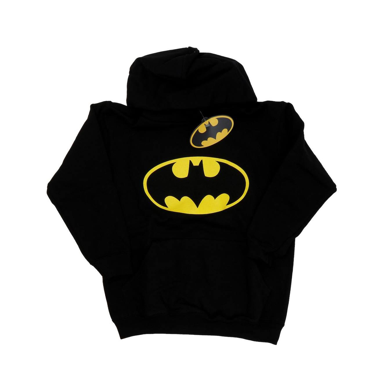 Sweat À Capuche Coton Batman Dc Comics Noir