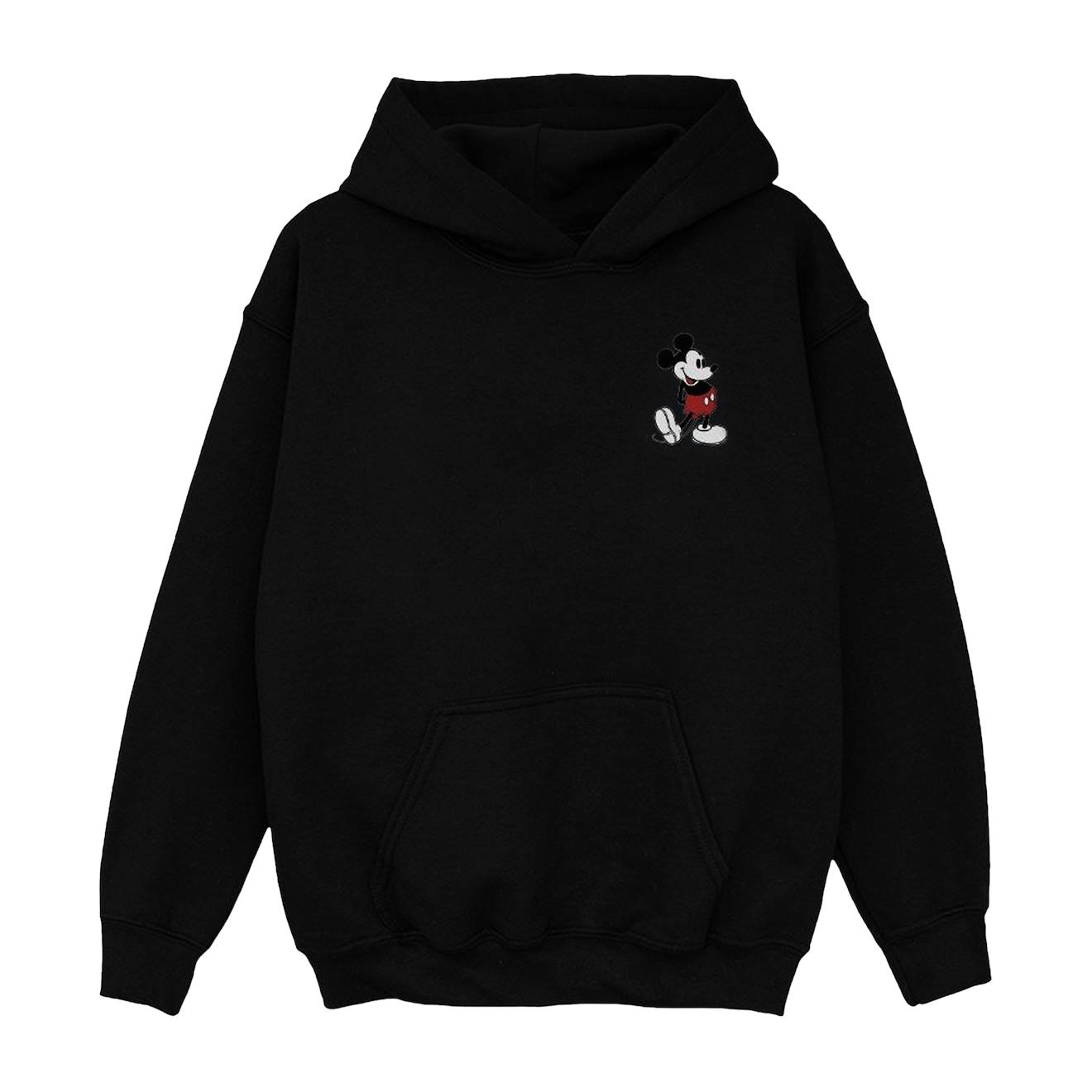 Sweat À Capuche Coton Disney Kickin Noir