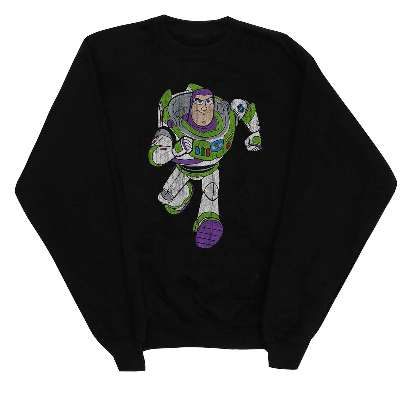 Sweat Toy Story Buzz Coton Disney Noir