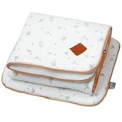 Puériculture-Ensemble coussin et couverture pour berceau et couffin melody