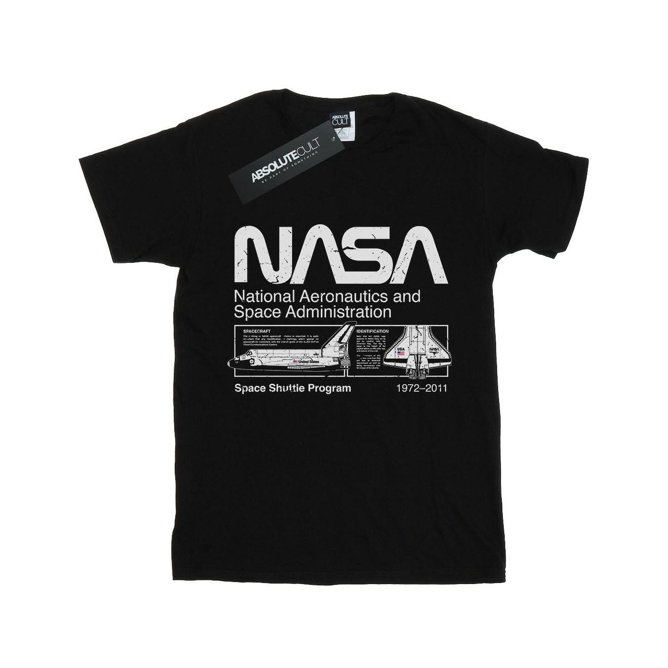 T-shirt Coton Nasa Noir
