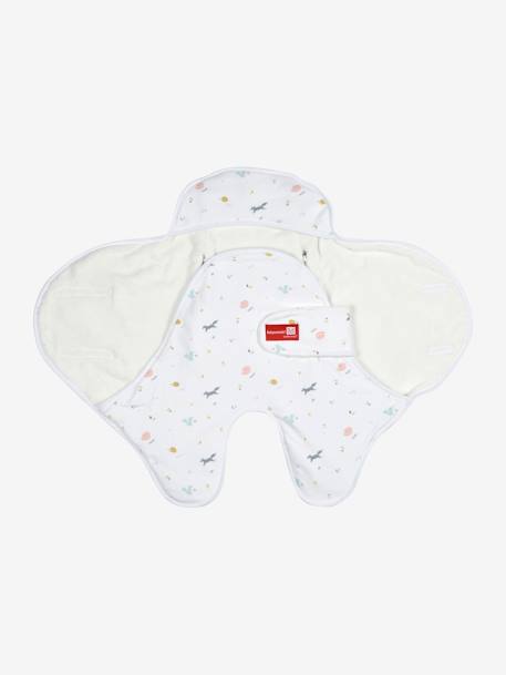 Couverture REDCASTLE Babynomade® doublée polaire blanc imprimé 3 - vertbaudet enfant 