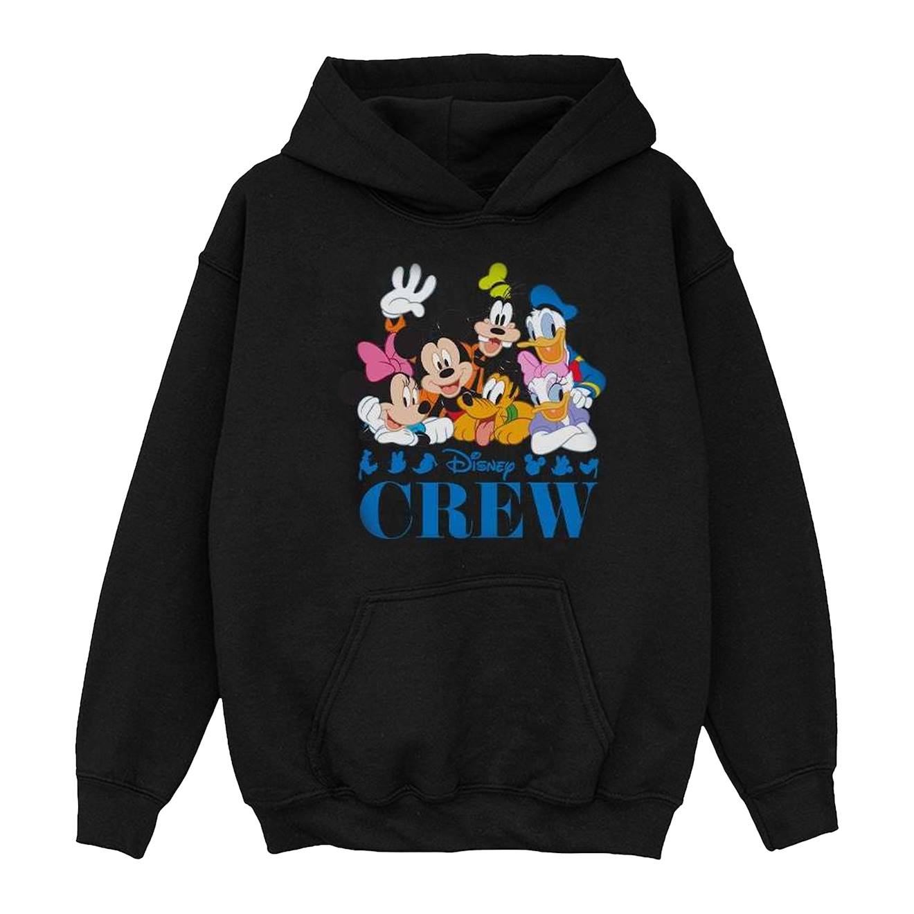 Sweat À Capuche Friends Coton Disney Disney Friends Noir