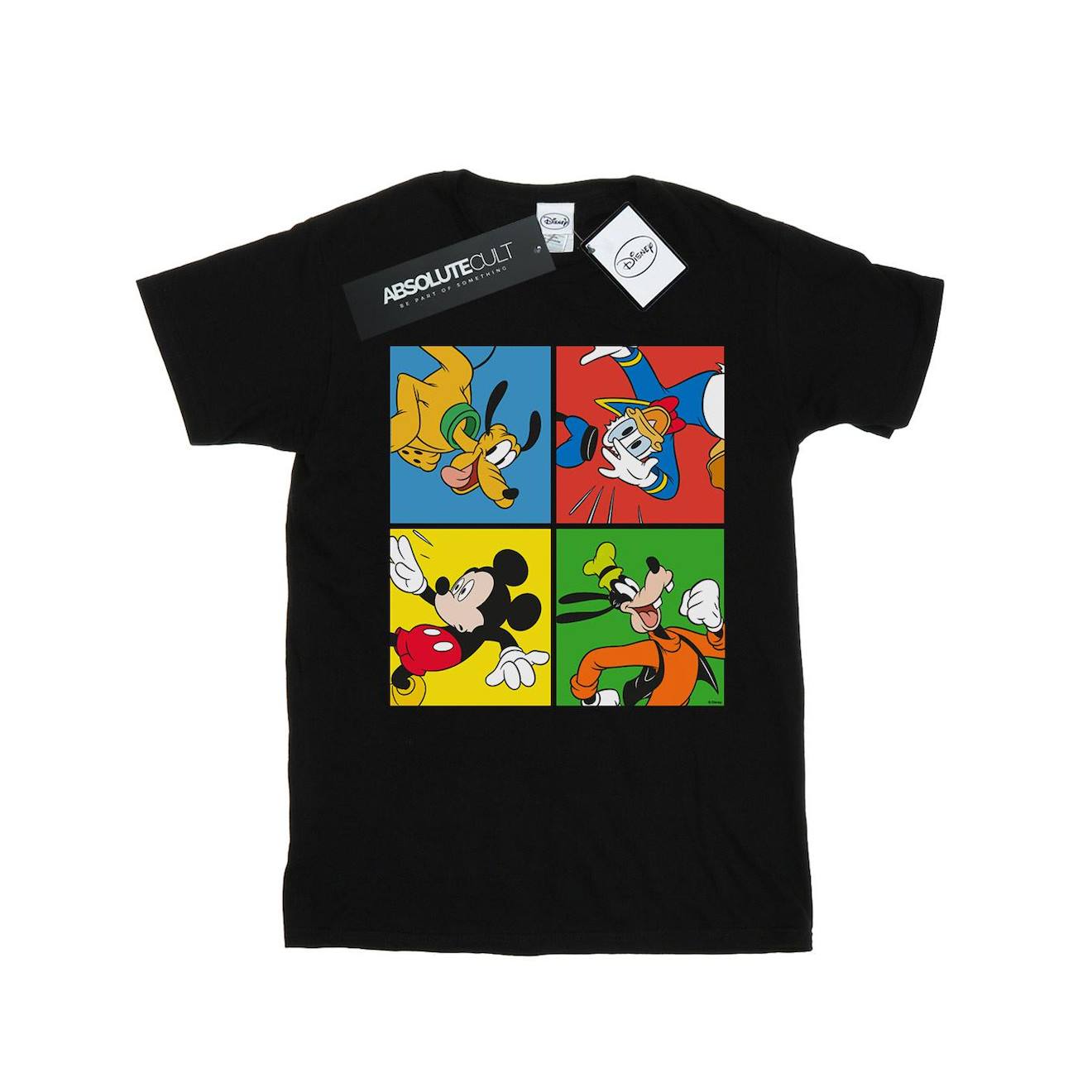 T-shirt Coton Disney Noir