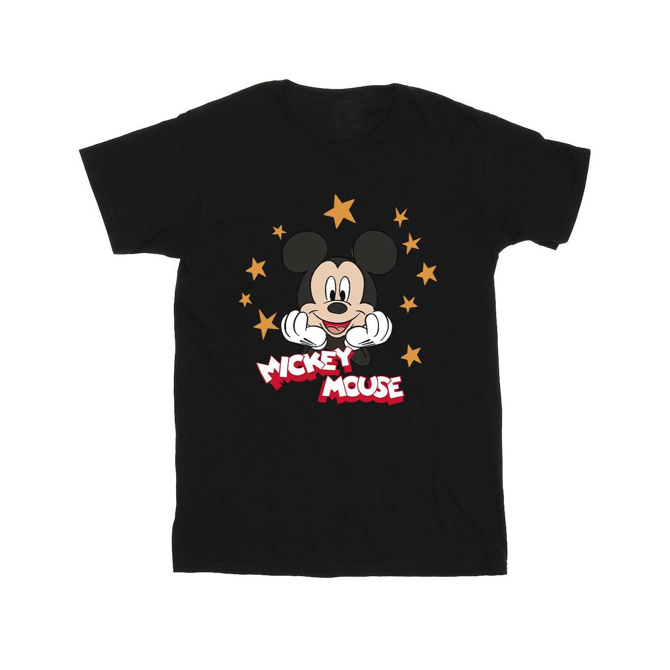 T-shirt Mickey Mouse Coton Disney Noir